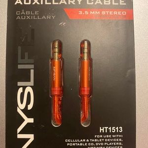 NYSLIFE Auxillary Cable 6.5Ft 3.5mm